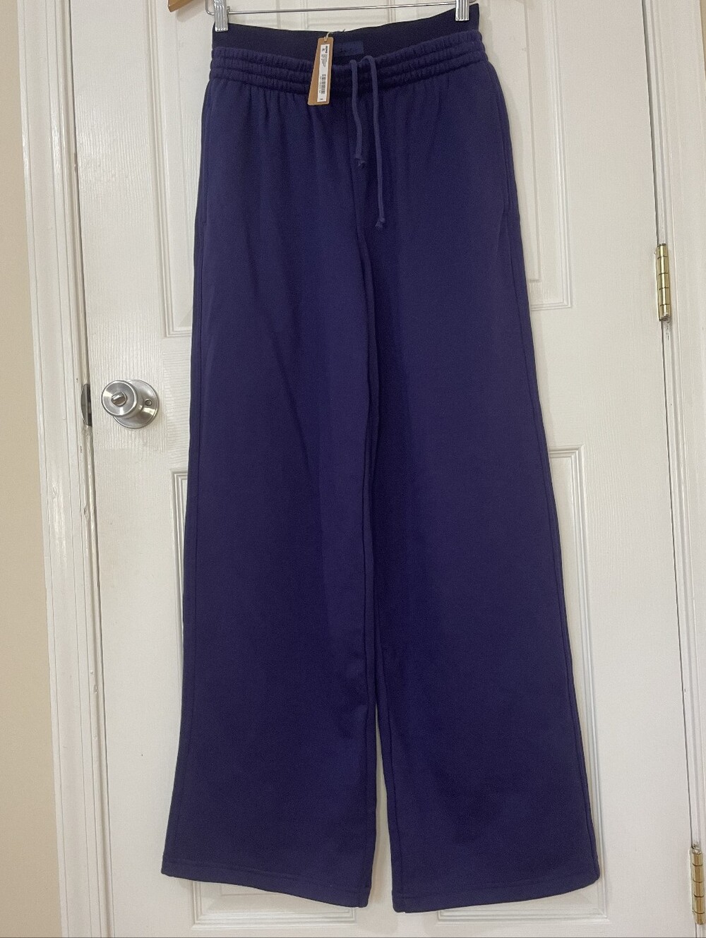SKIMS Wide-Leg Drawstring Pants in Concord Size XS